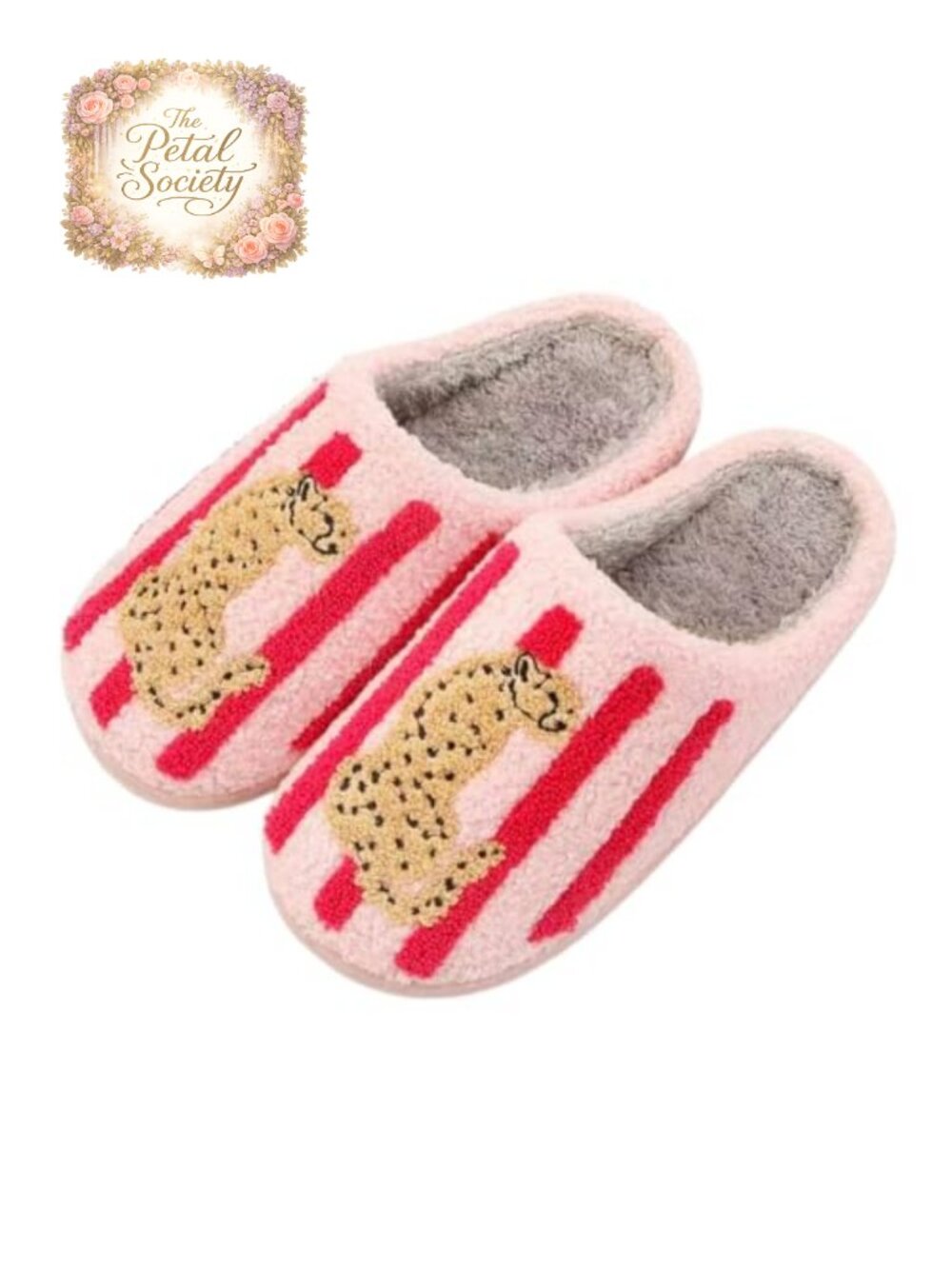 Memory Foam Slippers Faux Fur Lined Slip-On House Shoes